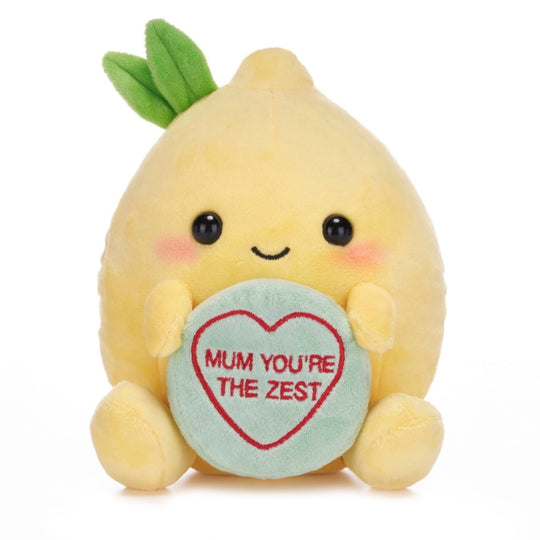 Love Hearts Mum You're the Zest Soft Toy