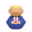 Donald Trump 3D Pop-up Confetti Wild Card