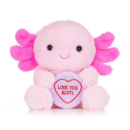 Love Hearts Love You Alotl Axolotl Soft Toy