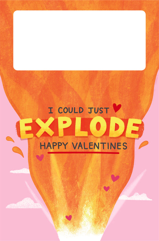 So Much Love Valentine's Day Cannon Confetti Shooter Card