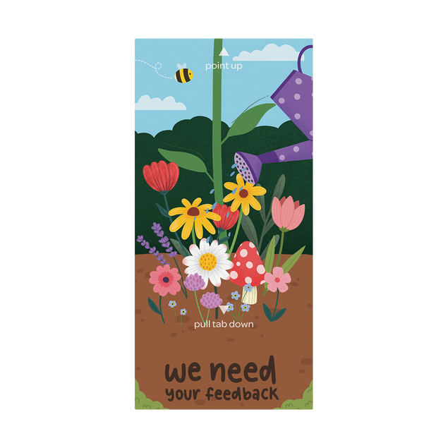 Customer Feedback Cannon Confetti Shooter Card