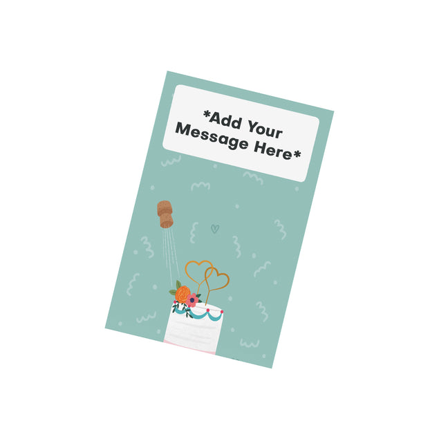 Wedding Invitation Cannon Confetti Shooter Card