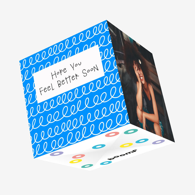 Hope You Feel Better Soon Confetti-exploding Greetings Card