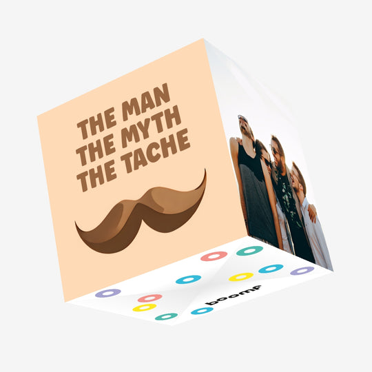 The Man The Myth The Tache Father's Day Confetti-exploding Greetings Card