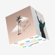 Happy 19th Anniversary Palm Trees And Clouds Confetti-exploding Greetings Card