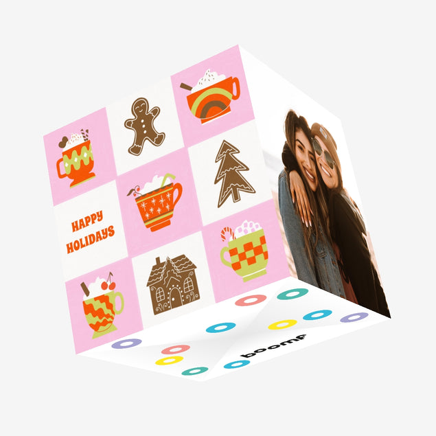 Holiday Sweets Christmas Confetti-exploding Greetings Card