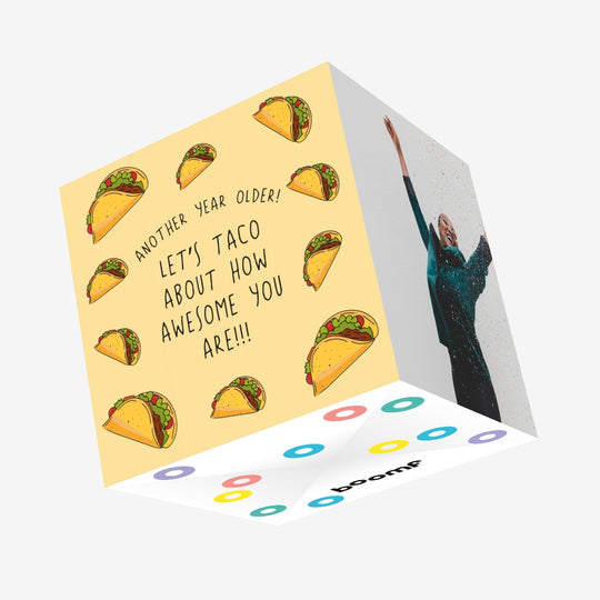 Taco About How Awesome You Are - Birthday Confetti-exploding Greetings Card