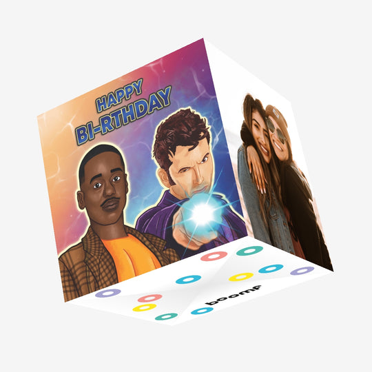 Doctor Who Happy Bi-rthday Confetti-exploding Greetings Card
