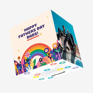 Happy Father's Day Dads! Confetti-exploding Greetings Card