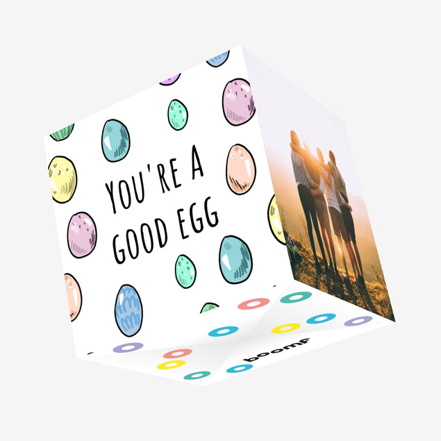 You're a Good Egg Confetti-exploding Greetings Card