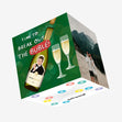 Break Out The Buble / Bubbly - Christmas Confetti-exploding Greetings Card