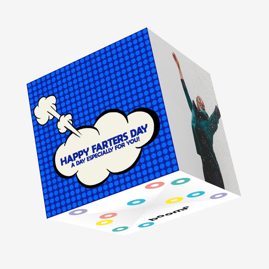 Happy Farter's Day Funny Father's Day Confetti-exploding Greetings Card