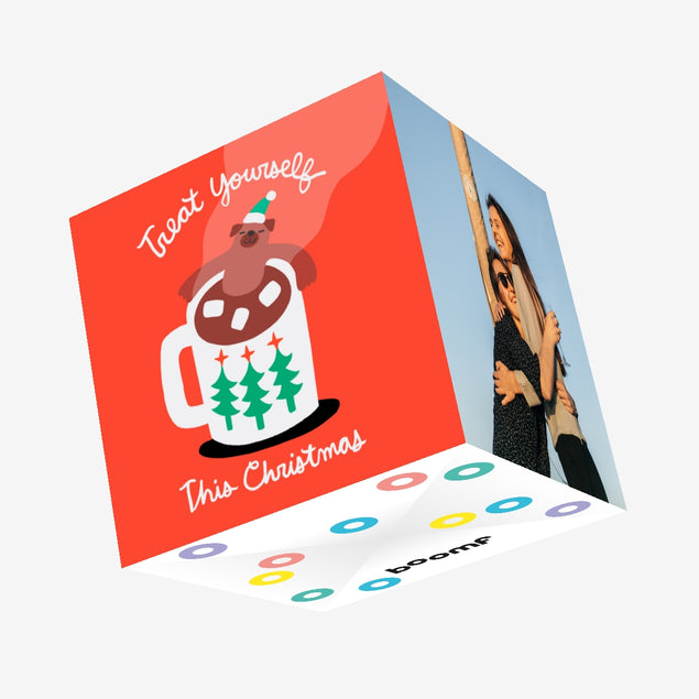Treat Yourself This Christmas Confetti-exploding Greetings Card