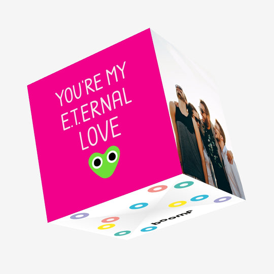 E.T. Eternal Love Pink Confetti-exploding Greetings Card