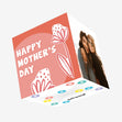 Happy Mother's Day Floral Design Confetti-exploding Greetings Card