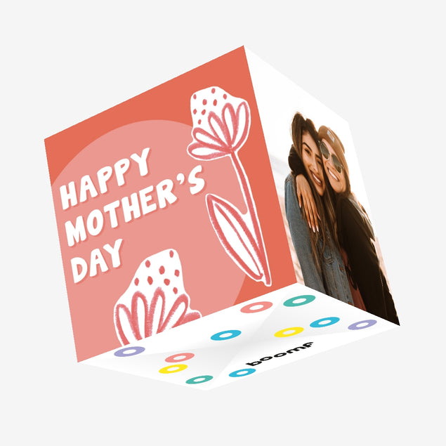 Happy Mother's Day Floral Design Confetti-exploding Greetings Card