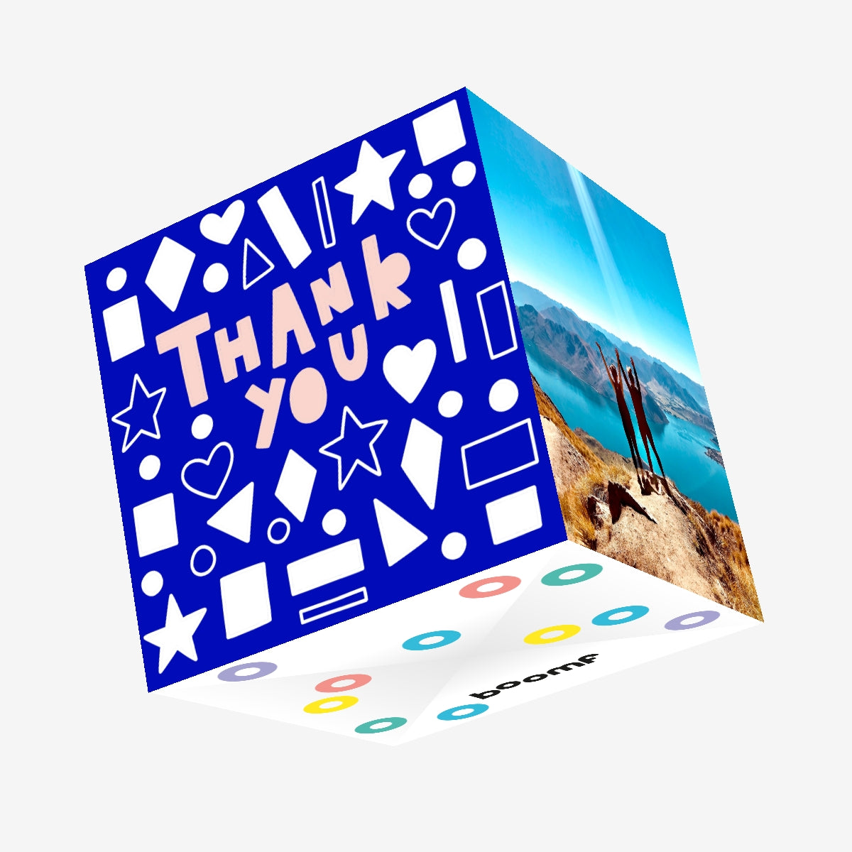 Patterned Thank You Confetti-exploding Greetings Card – Boomf