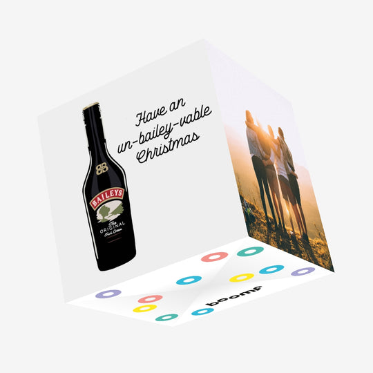 Un-Bailey-Vable Christmas Confetti-exploding Greetings Card