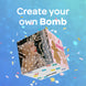Boomf Bomb 3D Exploding Confetti Card 3D Cube Card