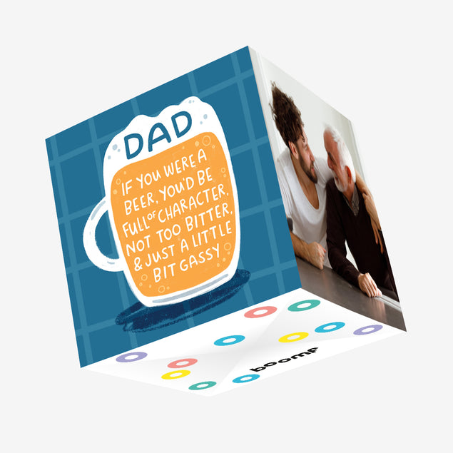 Dad If You Were A Beer Confetti-exploding Greetings Card