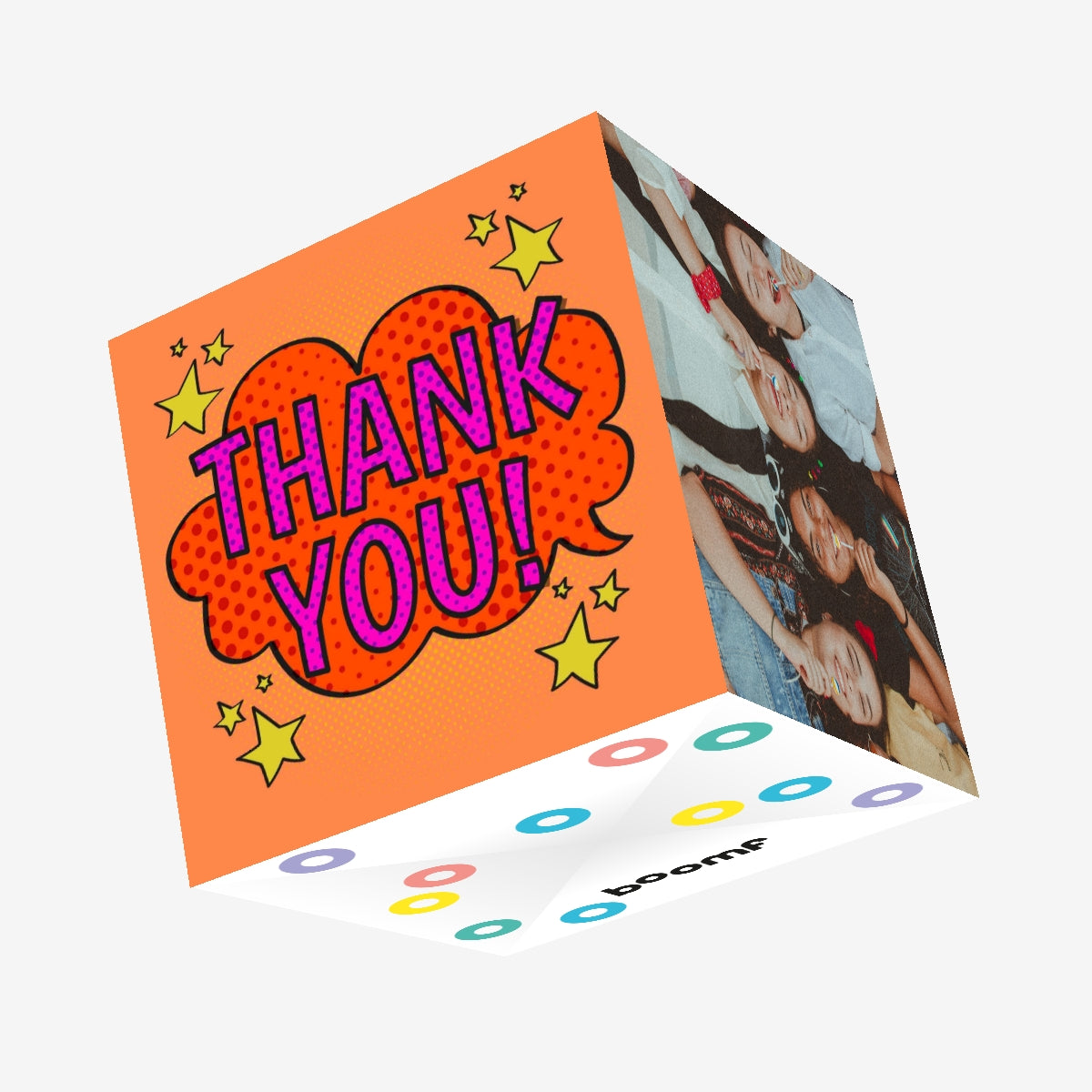 Thank You Comic Book Style Confetti-exploding Greetings Card – Boomf