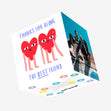 Thanks For Being The Best Friend Confetti-exploding Greetings Card
