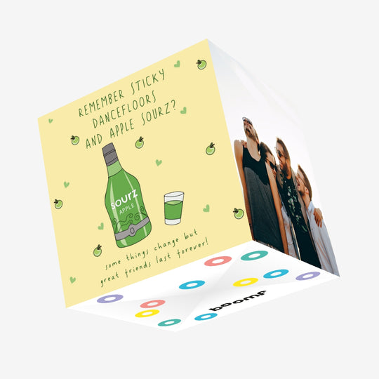 Remember Apple Sourz? Funny Birthday Confetti-exploding Greetings Card