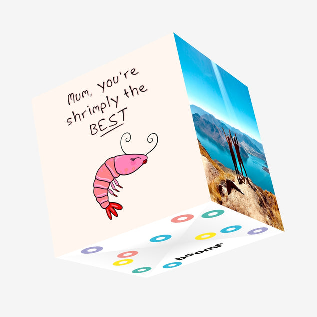 Mum, You're Shrimply The Best Confetti-exploding Greetings Card