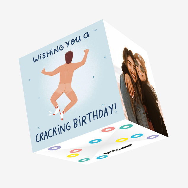 Wishing You A Cracking Birthday! Funny Confetti-exploding Greetings Card