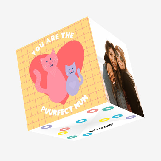 You Are The Puurfect Mum Confetti-exploding Greetings Card