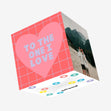 To The One I Love Confetti-exploding Greetings Card