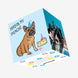 Pardon My Frenchie Birthday Confetti-exploding Greetings Card