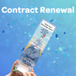 Contract Renewal Cannon Confetti Shooter Card