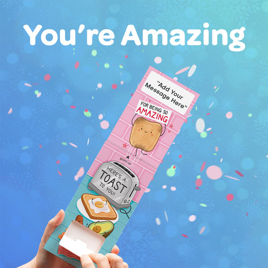 "You're Amazing!" Cannon Confetti Shooter Card