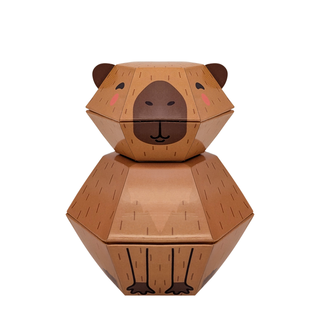 Capybara 3D Pop-up Confetti Wild Card