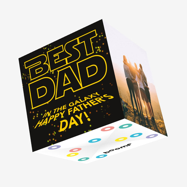 Father’s Day Star Wars Best Dad in the Galaxy Confetti-exploding Greetings Card