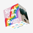 Sleigh All Day Queen Christmas Confetti-exploding Greetings Card