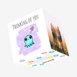 Cute Squid Thinking of You Confetti-exploding Greetings Card