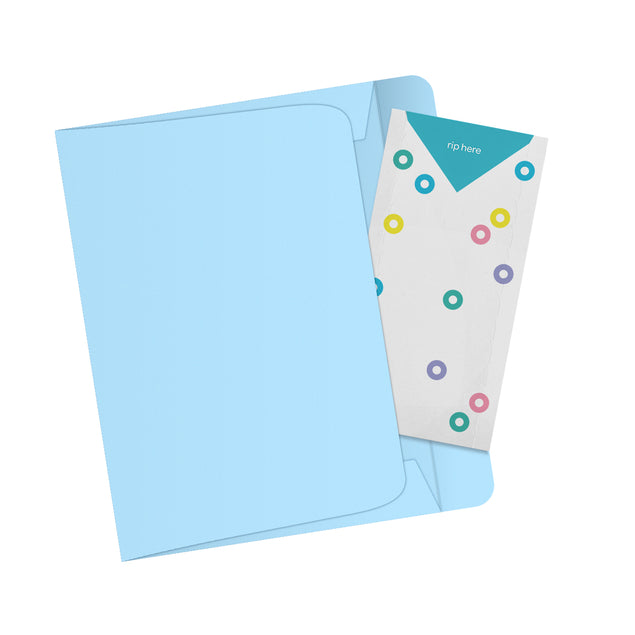 Basic Card Non-Personalised 5-Sided Confetti-exploding Greetings Card