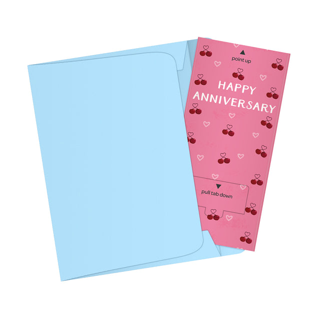 Cherrysh You Non-personalised Anniversary Cannon Confetti Shooter Card