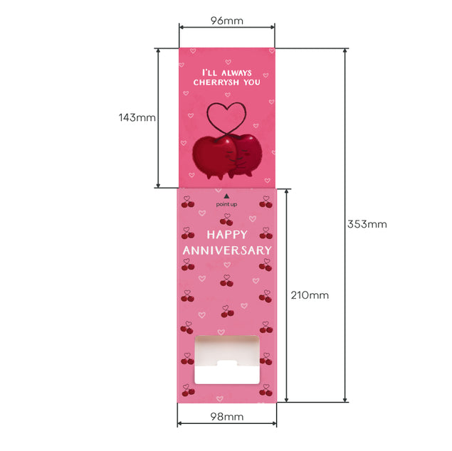 Cherrysh You Non-personalised Anniversary Cannon Confetti Shooter Card