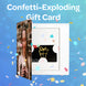 Confetti-Exploding Gift Card
