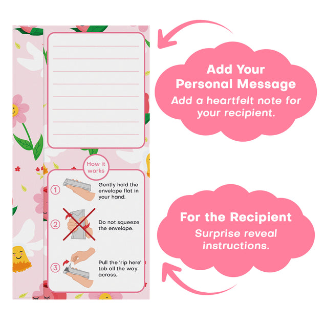 Happy Birthday Beautiful Non-Personalised 5-Sided Confetti-exploding Greetings Card