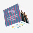 Bedtime Gets Earlier, The Stories Get Longer - 50th Birthday Confetti-exploding Greetings Card
