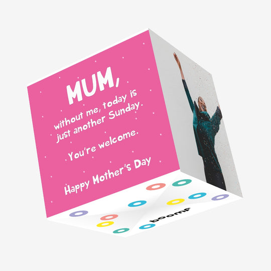 Just Another Sunday Funny Mother's Day Confetti-exploding Greetings Card