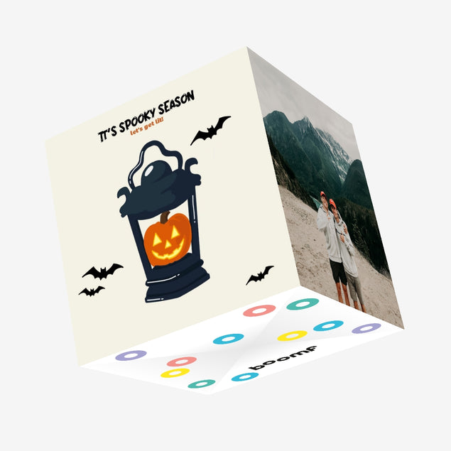 It's Spooky Season, Let's Get Lit Halloween Confetti-exploding Greetings Card