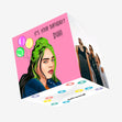 Billie Eilish Duh Confetti-exploding Greetings Card