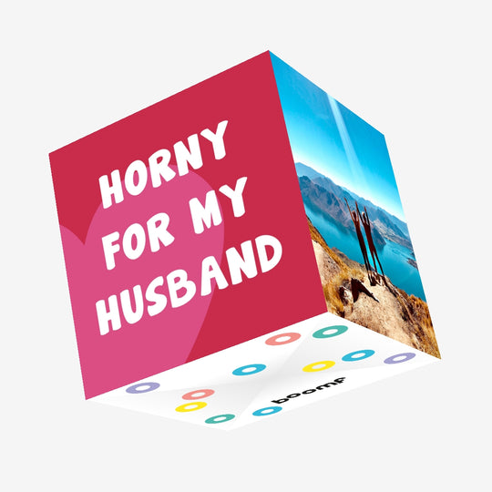 Horny For My Husband Confetti-exploding Greetings Card