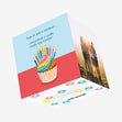 Age Is Just A Number... Sometimes It's Big Funny Cupcake Birthday Confetti-exploding Greetings Card