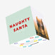 Let's Be Naughty And Save Santa The Trip Christmas Confetti-exploding Greetings Card